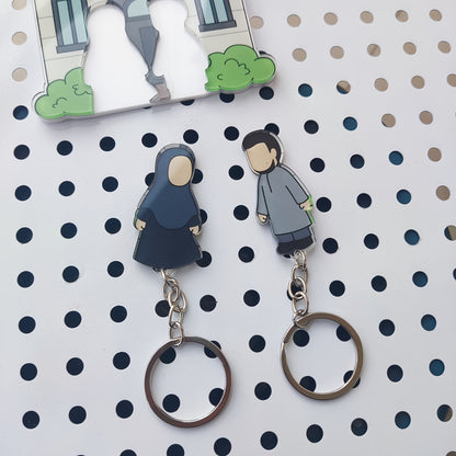 Duo key ring