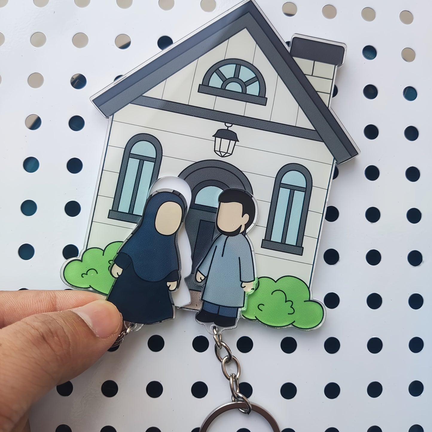 Duo key ring