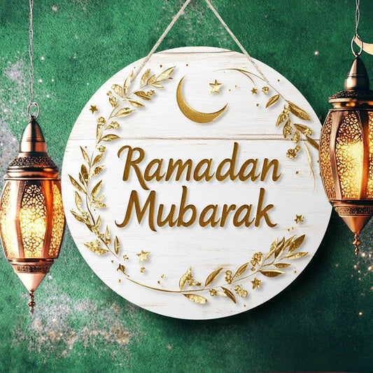 Ramadan Mubarak sign