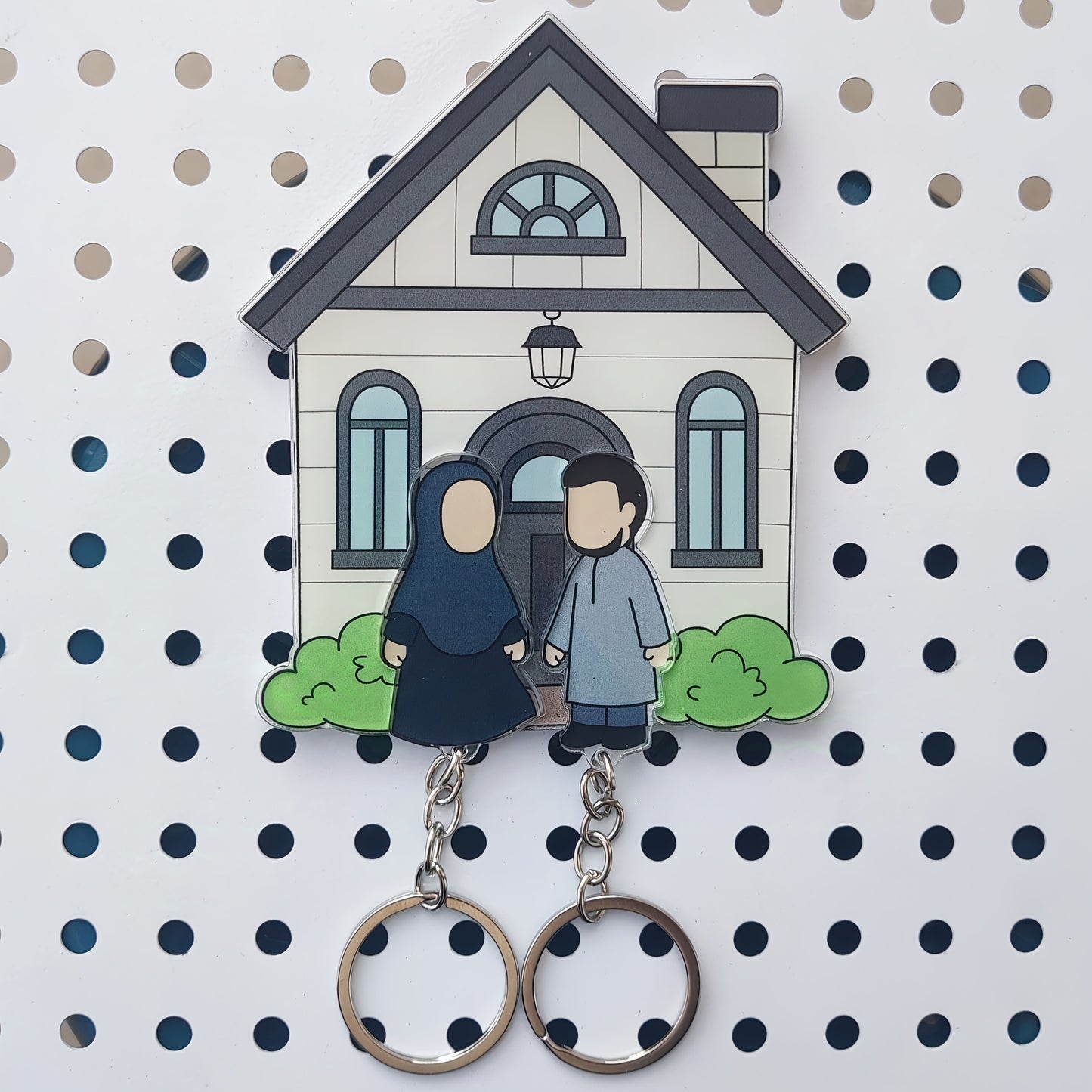 Duo key ring